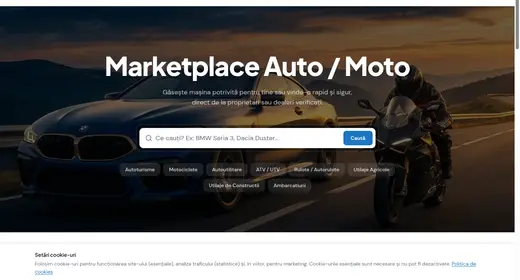 The avemauto.ro site, on MarketFit