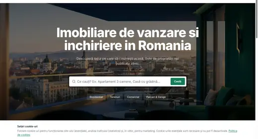 The avemimobiliare.ro site, on MarketFit