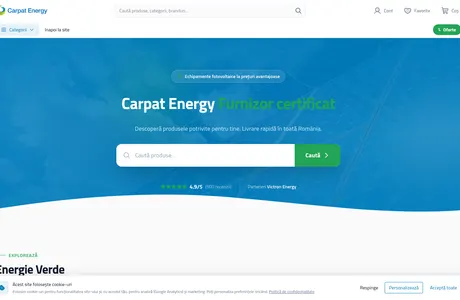 The Carpat Energy · Magazin store, on FiberShop
