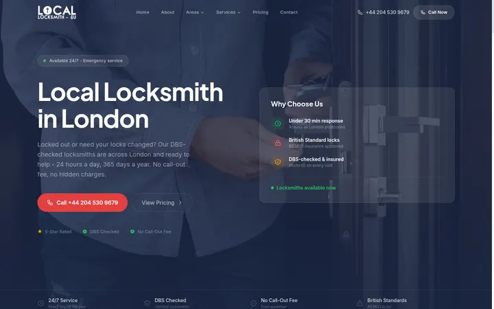 Screenshot Local Locksmith 4U